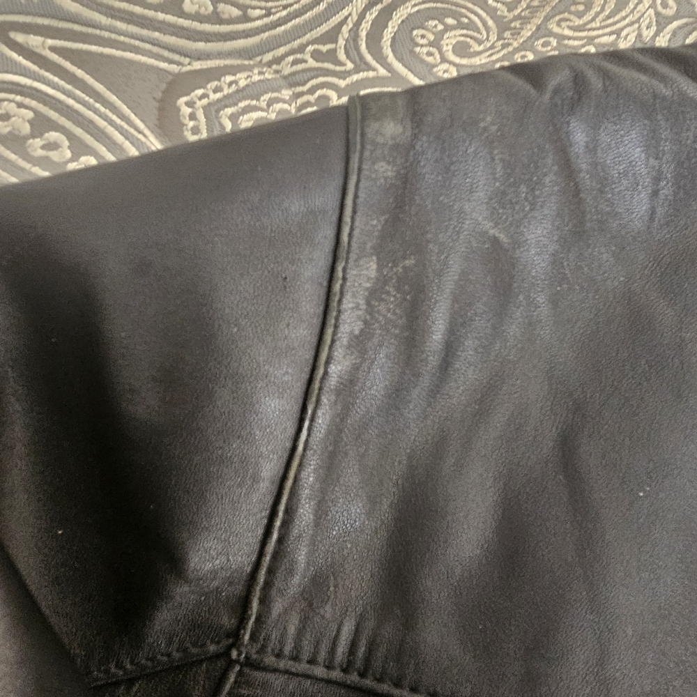 Knightsbridge Leather Jacket Vintage Worn Condition - Picture 8 of 8